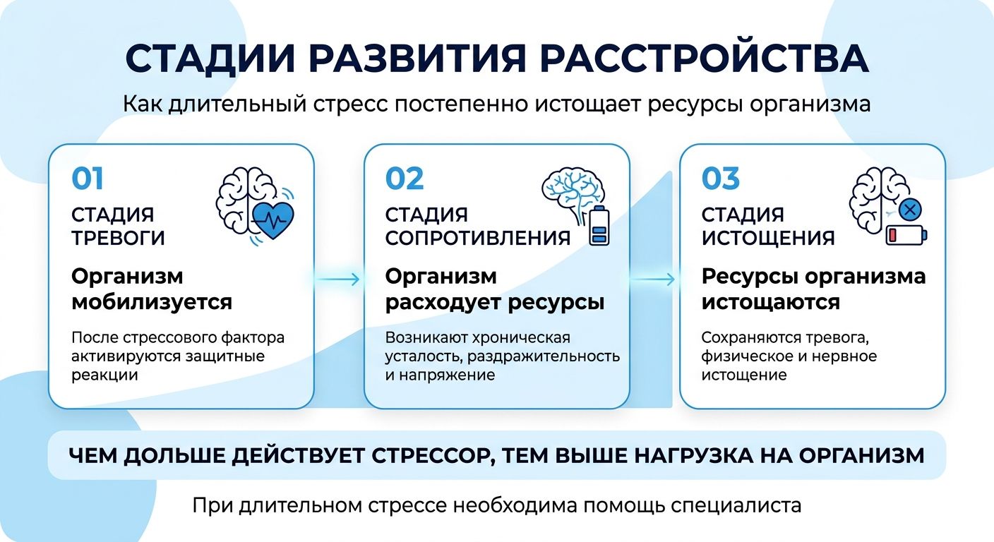 Лечение стресса в Вязниках инфографика